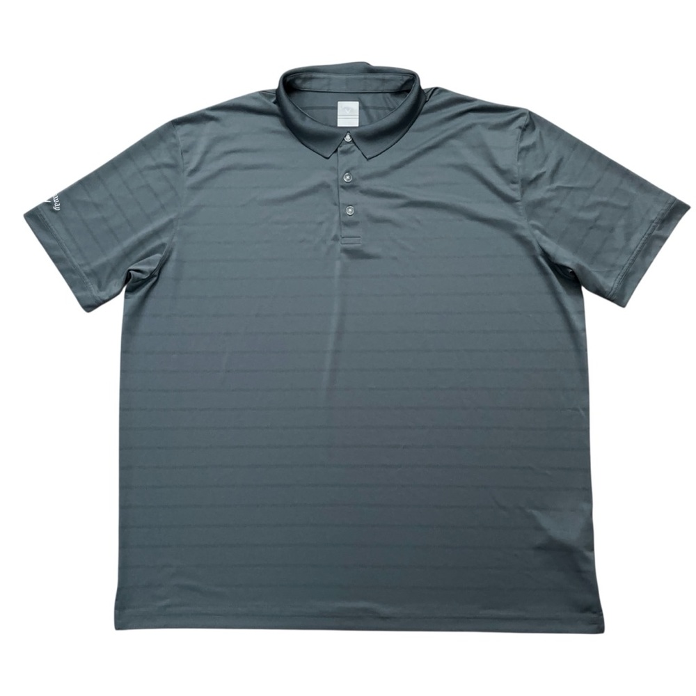 Callaway Golf Polo Shirt Mens Size 3XL Opti-Dri Short Sleeve Performance Green